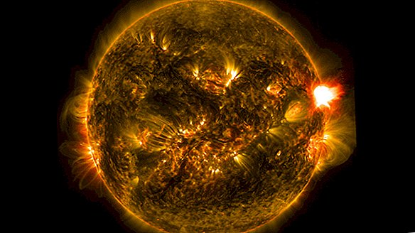 Pirmieji nauji saulės taškai per 40 dienų, einantys iš Saulės ciklo
