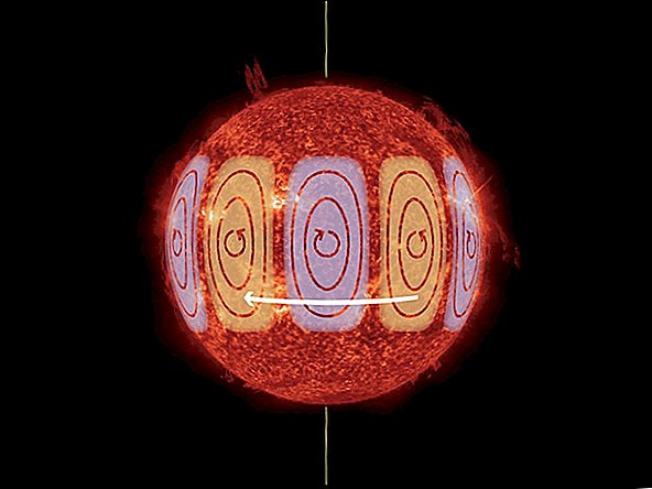 Ondas gigantes quase meio milhão de milhas vistas pelo sol pela primeira vez