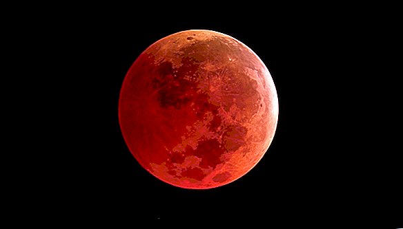 הנה כיצד לצפות בליקוי ירח העל דם הירח סופר בסוף השבוע