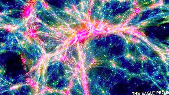 Hoe donker is het kosmische web?