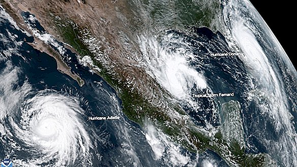 إعصار دوريان يكثف مرة أخرى ، باتجاه كاروليناس