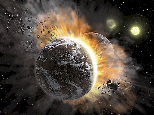 En una galaxia distante, los exoplanetas en colisión están volcando lo que sabíamos sobre la formación del sistema solar