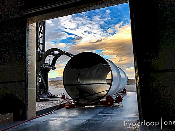 I fotos: Bygning af fremtidens super hurtige 'Hyperloop One' transitt-system