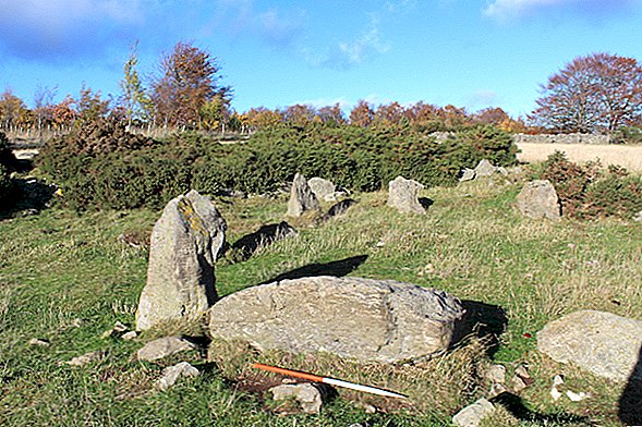 Na fotografijah: Odkrit kamniti spomenik na Škotskem