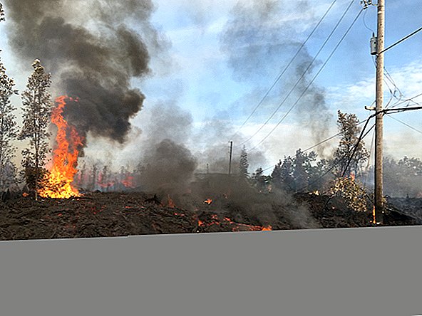 Neuveriteľné video ukazuje ohnivý daň z Kilauea na veľkom ostrove Havaj