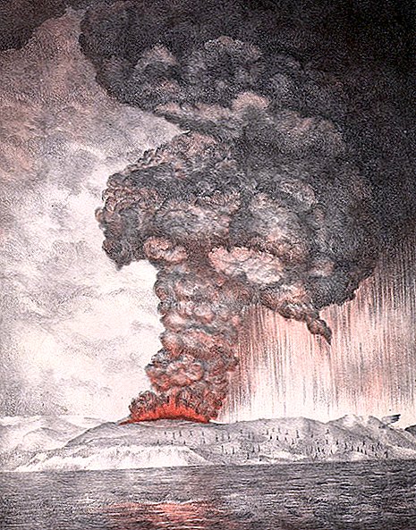 Krakatoa vulkaan: faktid 1883. aasta purske kohta