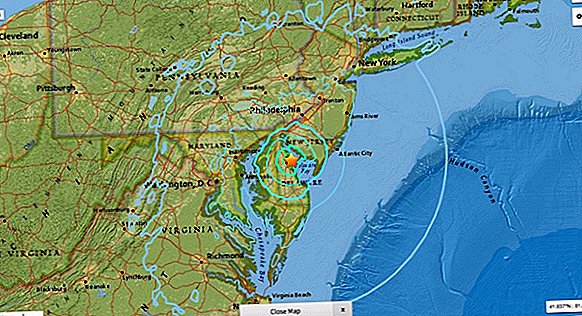 Voimakkuuden 4,1 maanjäristys Just Hit Delaware
