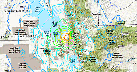 Ein Erdbeben der Stärke 5,7 hat gerade Utah getroffen, das größte seit fast 30 Jahren