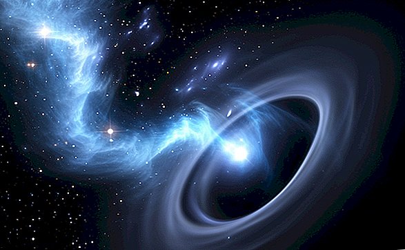 Matter sugs in av Black Holes Kan resa in i framtiden, få spott tillbaka