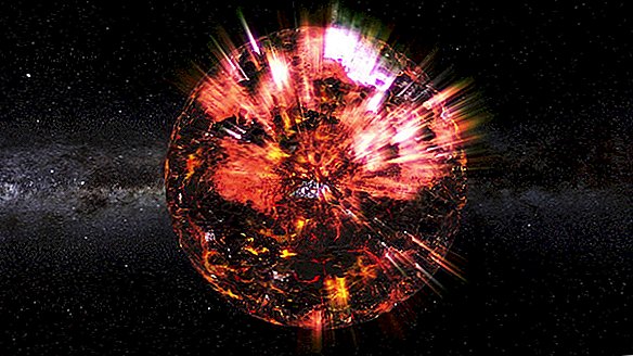 ذرات الحلقة المفقودة تظهر في أعقاب اصطدام نجم نيوترون