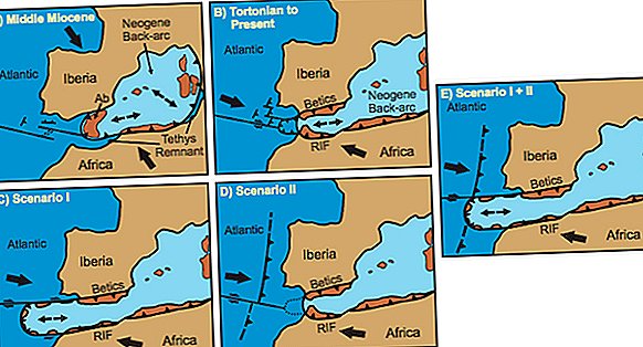 스페인 해안을 형성하는 새로운 섭입 지대