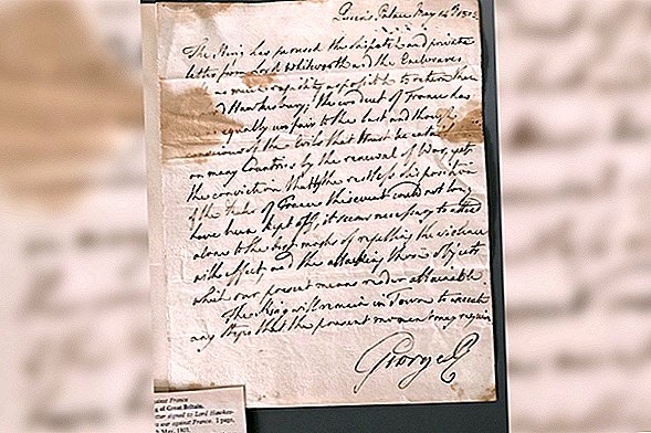 Nota escrita por rei britânico na véspera das guerras napoleônicas alcança quase US $ 15.000 em leilão