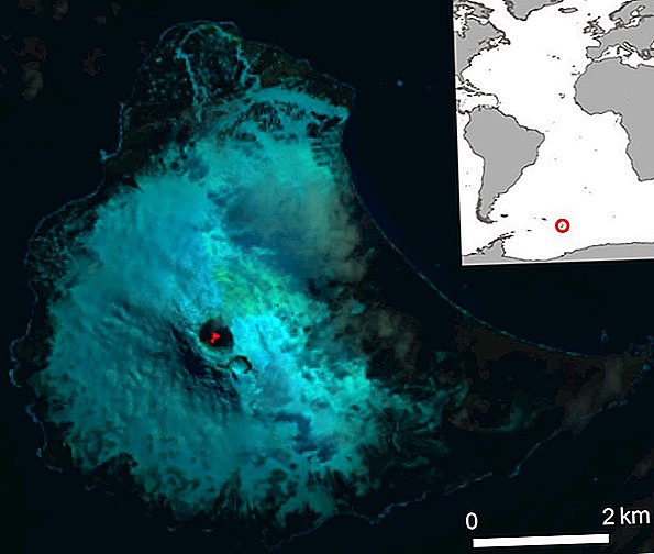 Harvinainen kupliva laavajärvi löydettiin kauko-Antarktiksesta