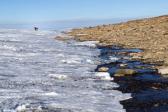קרח נסוג חושף נוף ארקטי לא נראה במשך 120,000 שנה
