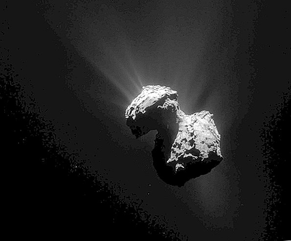 O cometa 'ducky de borracha' de Rosetta mudou de cor à medida que se aproximava do sol. Aqui está o porquê.