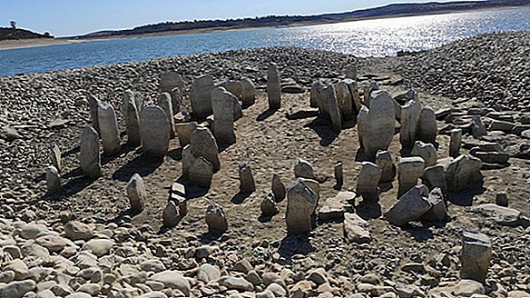 El 'Stonehenge español' está por encima del agua por primera vez en 50 años
