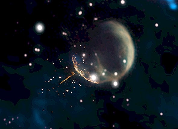 超新星からのスウィフトキックの後、スピニングスターが250万Mphで宇宙を疾走