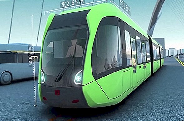 "Tunnelbana för gatan" Driverless Train avslöjas