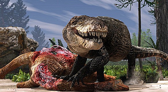 Super Croc مع T.Rex Teeth قد تراجعت على الديناصورات