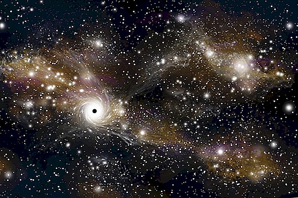 Diese Irrlichter um schwarze Löcher könnten zeigen, wie die kosmischen Bestien essen