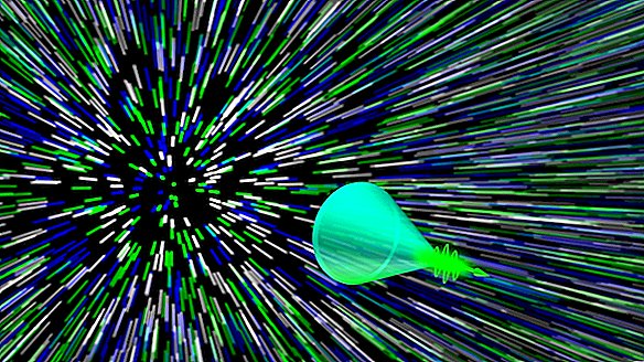 超高速カメラが初めて光の「ソニックブーム」を捉える