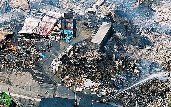Podivný dôvod „požiare cunami“ sa prerušil po zemetrasení v Japonsku