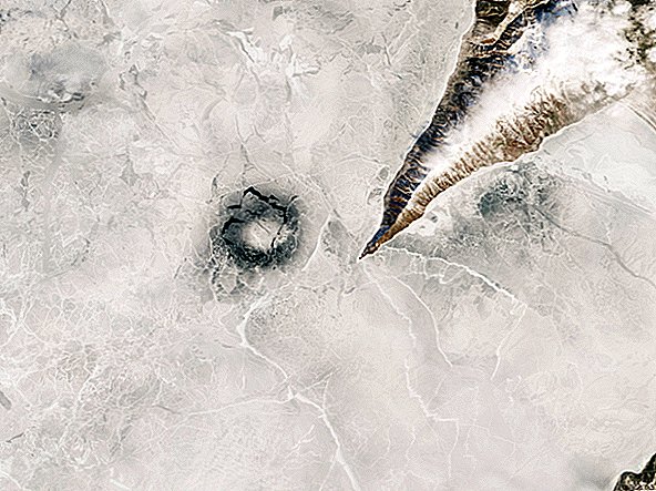 세계에서 가장 깊은 호수에서 신비한 '얼음 고리'가 생기는 원인은 무엇입니까?