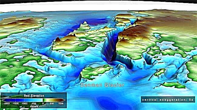 Antarktični ledenik Denman se potopi v najgloblji kanjon na svetu