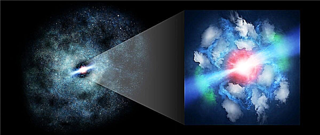 A csillagászok ősi hatásokat észlelnek egy szupermasszív fekete lyuk fúvókáiból