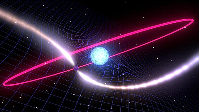 Spațiul-timp se învârte în jurul unei stele moarte, dovedindu-l din nou pe Einstein