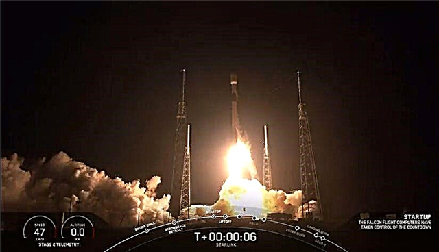 SpaceX Test-Fires Rocket für den Start von 60-Satelliten-Starlink am 1. 2020