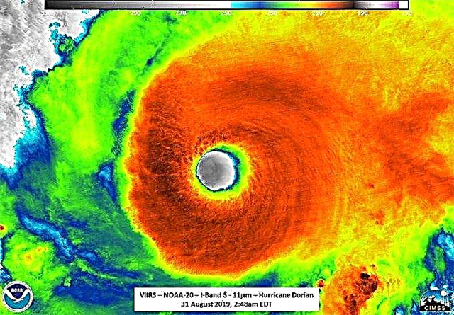 Se orkanen Dorian i aksjon i disse Gifs av NASA og NOAA