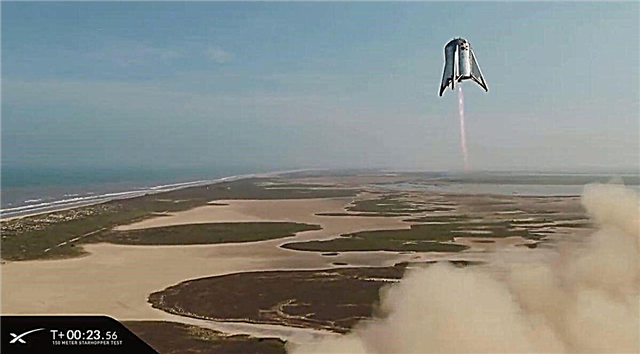 „SpaceX Starhopper“ raketų prototipų aukščiausias (ir galutinis) bandomasis skrydis