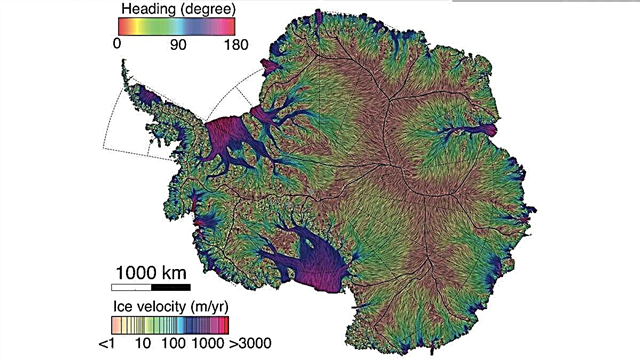 Satelliten gehen mit dem Fluss in dieser erstaunlich genauen Karte des Eises der Antarktis