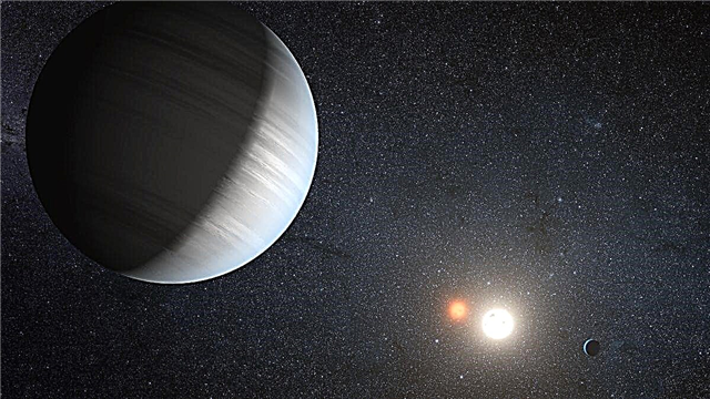 Este exoplaneta Gassy 'Preteen' com 2 sóis está perdendo sua atmosfera. Mas por que?