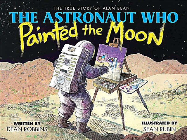 Moonwalker Alan Bean's Paintings Star v knize New Children Book