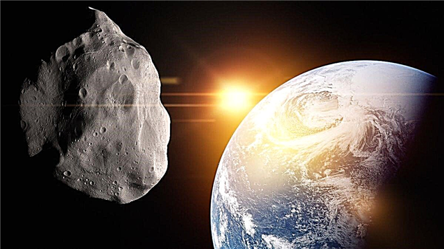 Jumbo-suihkukokoinen asteroidi, jonka vetoketju on turvallisesti maapallolla