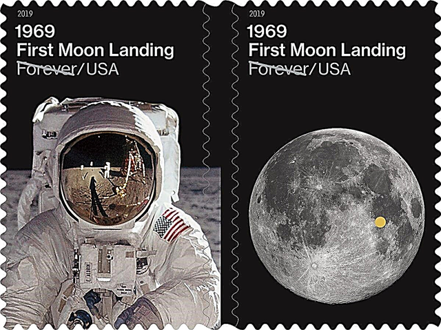El Servicio Postal de los Estados Unidos celebra el alunizaje del Apolo 11 con sellos "para siempre"