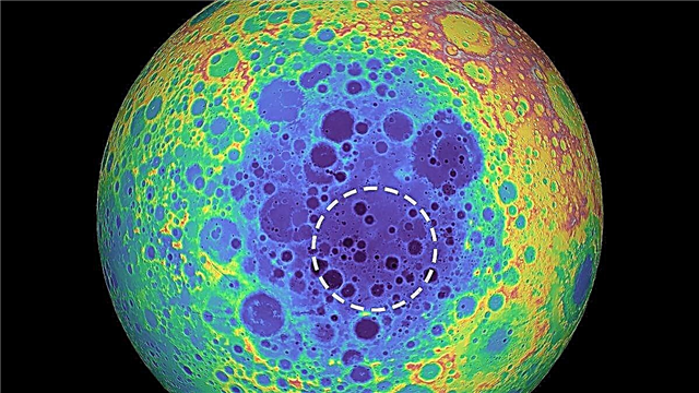 Podivná „anomálie“ na jižním pólu Měsíce může být hrobkou kovových asteroidů