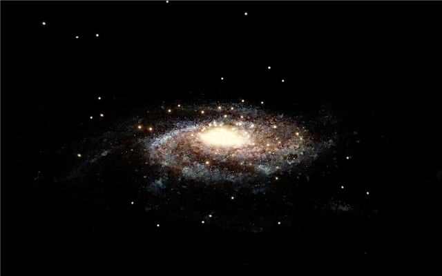 Notre galaxie de la voie lactée pèse jusqu'à 1,5 billion de soleils