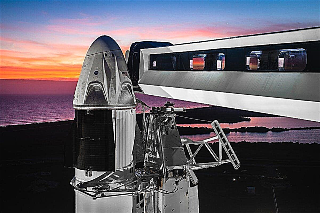 „SpaceX“ išleido kosminės apimties manekeną ant 1-ojo įgulos drakono