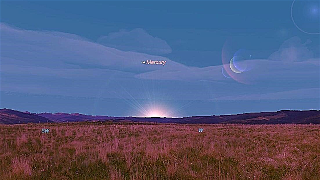 Descubra o planeta Elusive Mercury no seu melhor esta noite