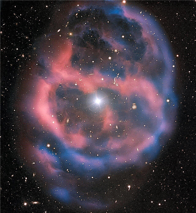 Una gema cósmica: la estrella moribunda brilla en impresionantes vistas del telescopio