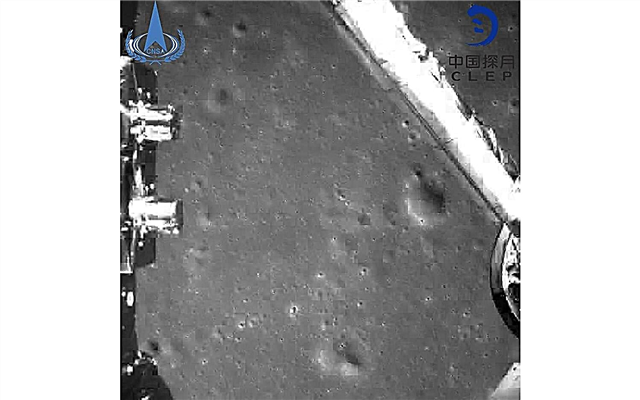 Foto's van de verre kant van de maan! China's Chang'e 4 Lunar Landing in afbeeldingen