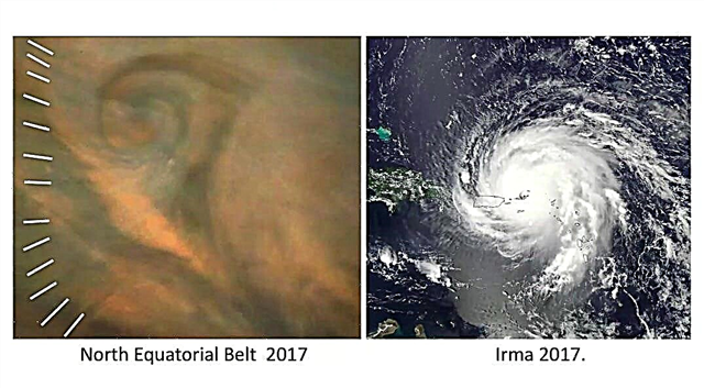 يشبه الغلاف الجوي المتموج للمشتري سحابة الأرض في صور من مسبار جونو التابع لناسا