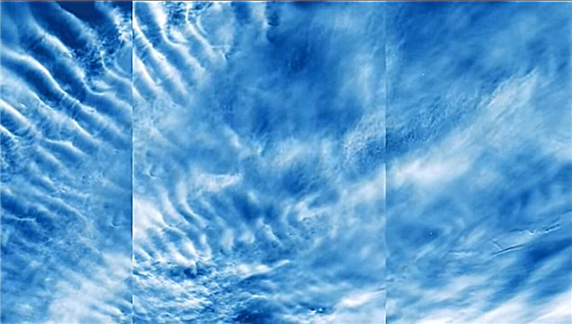 بالون ناسا يلاحظ وجود غيوم زرقاء متوهجة في الغلاف الجوي العلوي للأرض (فيديو)