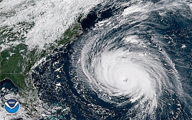 Orkaan Florence in foto's: bekijk de enorme storm vanuit de ruimte