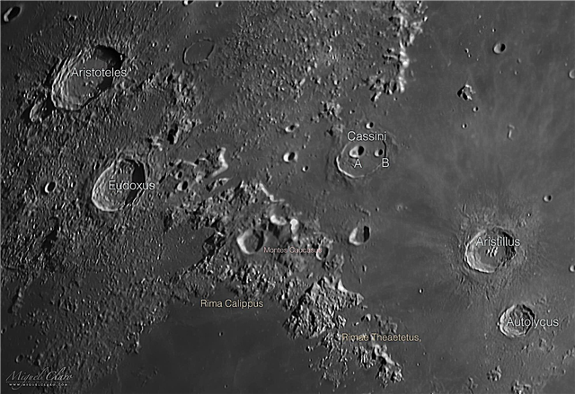 Ver la luna en todos sus cráteres, gloria maravillosa (Foto)