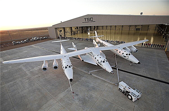 Compósitos em escala: Construtor de SpaceShipTwo