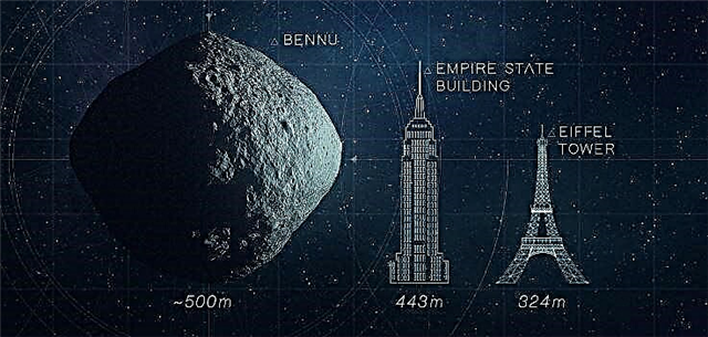 Astéroïde Bennu: cible de l'exemple de mission de retour
